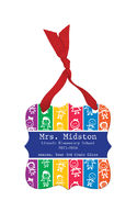 Colorful Kids Acrylic Ornament