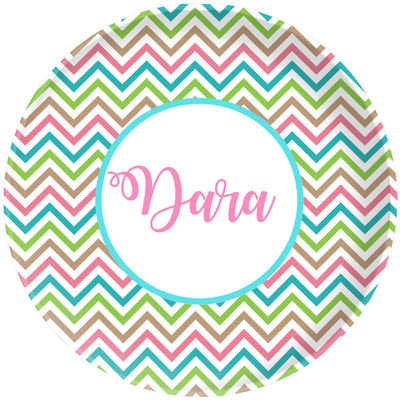 Chevron Pastel Plate