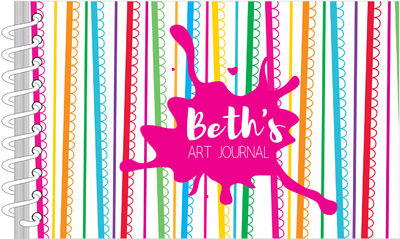 Pink Burst Art Journal