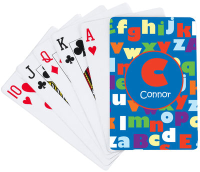 ABC Boy Playing Cards