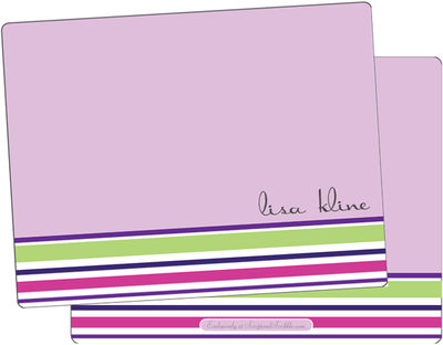 Stripes Lavender Note Card