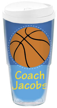 Basketball Coach Acrylic Travel Cup