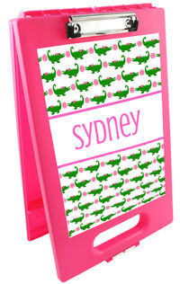 Pink Crocs Clipboard Storage Case