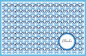 Azul Waves Paper Placemats