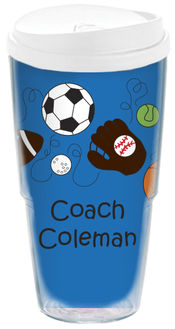 Sports Challenge Coach Acrylic Travel Cup
