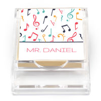 Musical Notes Sticky Note Holder
