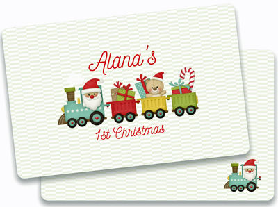 Santa Train Placemat