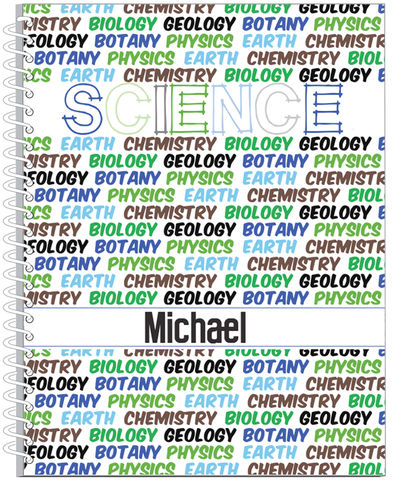 Colorful Science II Blue Notebook