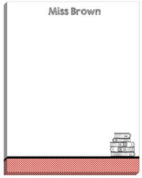 Red Dot Large Notepad
