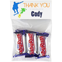 Skateboarder Birthday Party Candy Bag Favors