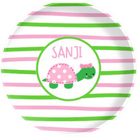 Pink Turtle Plate