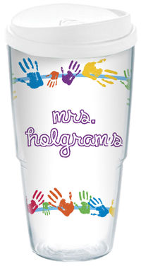 Colorful Hands Acrylic Travel Cup