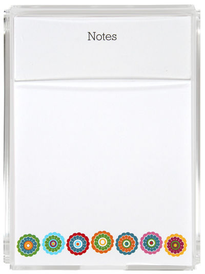 Colorful Flower Memo Sheets G&G
