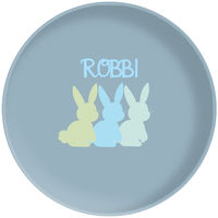 Bunny Line Pastel Plate
