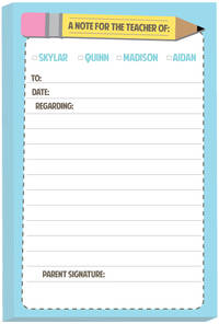 Jotted Pencil Excuse Pad