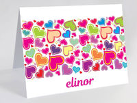 Rainbow Hearts Camp Foldover Cards