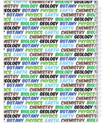 Colorful Science II Blue Notebook