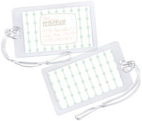Linear Dots Luggage Tag